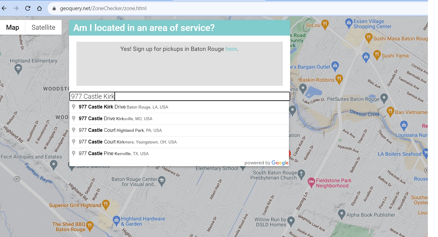 Google Maps API